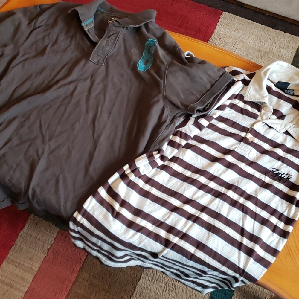 Two polo shirts $30 or two for 25